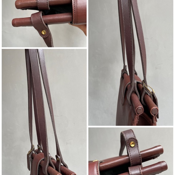 COACH Vintage Mahogany Weston Shopper Bag, Coach 9021, Coach Leather Tote Bag - Picture 7 of 12